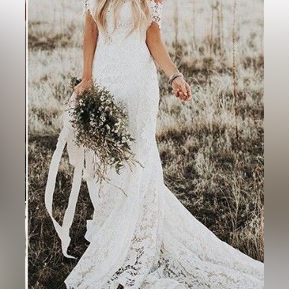 Elegant Lace Wedding Event Dress